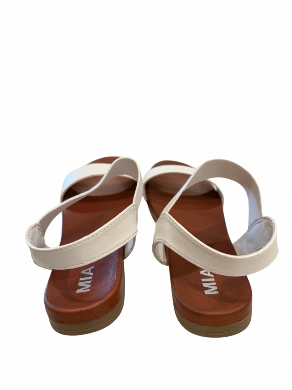 MIA Karina Women’s White Slingback Sandals Size 9 – New in Box